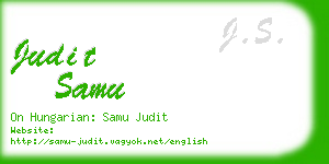 judit samu business card